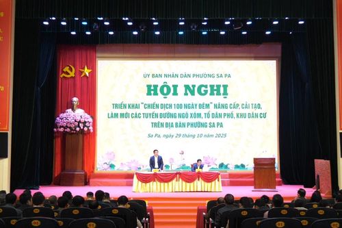 Phường Sa Pa triển khai 'chiến dịch 100 ngày đêm' nâng cấp, cải tạo các tuyến đường giao thông