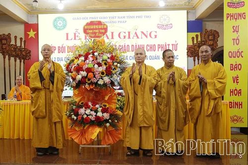 Khai giảng lớp bồi dưỡng giáo lý Phật giáo dành cho phật tử
