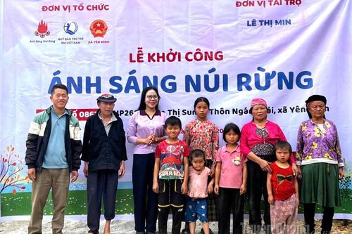 Khởi công mái ấm yêu thương cho trẻ mồ côi ở xã Yên Minh