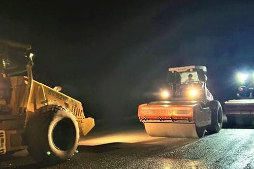 Xuyên đêm tăng tốc thi công cao tốc Chí Thạnh - Vân Phong