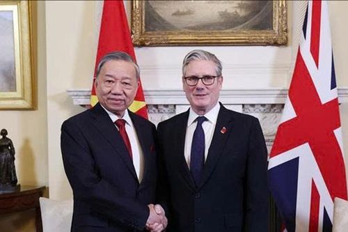 Thủ tướng Anh chủ trì Lễ đón chính thức Tổng Bí thư Tô Lâm