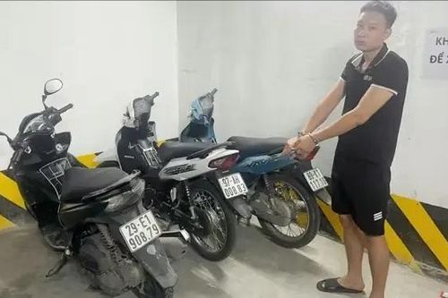 Bắt giữ đối tượng gây ra tám vụ trộm xe máy