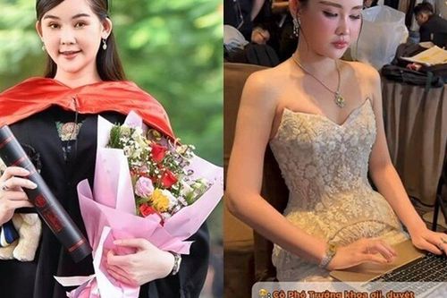 Lê Âu Ngân Anh vừa thành Phó Trưởng khoa chạy show vẫn không quên nhiệm vụ, được chồng BTV cho thoải mái mua sắm hàng hiệu
