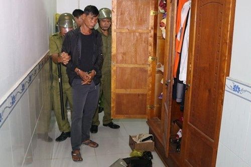 Bắt quả tang Nguyễn Thanh Sang đang trên đường tẩu thoát sau khi đột nhập nhà dân trộm tài sản