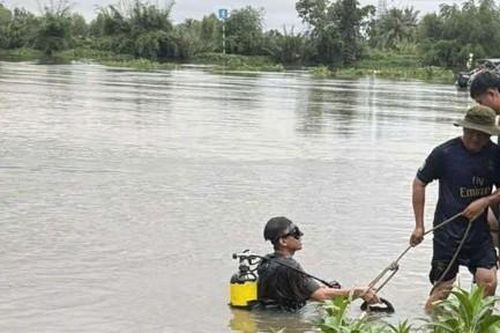 Xuồng va chạm ca nô trên sông Vàm Cỏ Đông, người đàn ông mất tích