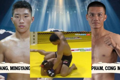 Đánh bại đối thủ Trung Quốc chỉ sau hơn 2 phút, độc cô cầu bại Việt Nam vô địch giải MMA thế giới