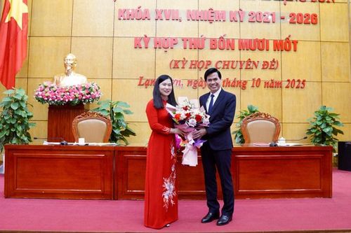 Đồng chí Trần Thanh Nhàn giữ chức vụ Phó Chủ tịch UBND tỉnh Lạng Sơn