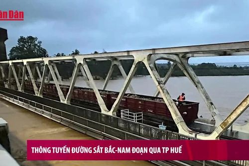 Thông tuyến đường sắt Bắc-Nam đoạn qua TP Huế
