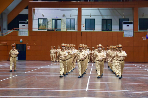 Phòng Cảnh sát giao thông tổ chức kiểm tra, đánh giá kết quả tập huấn điều lệnh, quân sự, võ thuật Công an nhân dân năm 2025
