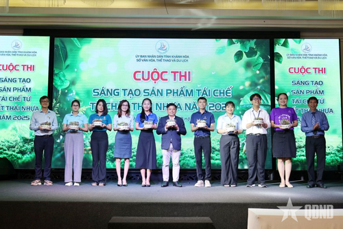 Khánh Hòa: Chung kết Cuộc thi 'Sáng tạo sản phẩm tái chế từ chất thải nhựa năm 2025'
