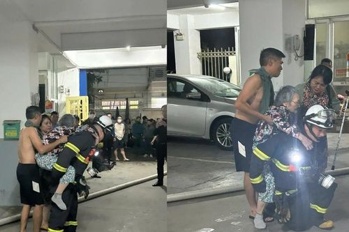 Cháy phòng ngủ trong căn hộ chung cư ở Hà Nội, 2 người được cứu