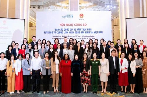 30 năm thực hiện Tuyên bố và Cương lĩnh hành động Bắc Kinh: Dấu mốc quan trọng thúc đẩy bình đẳng giới của Việt Nam