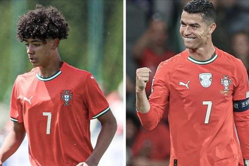 Con trai Ronaldo tiến gần tới giấc mơ chơi bóng cùng cha