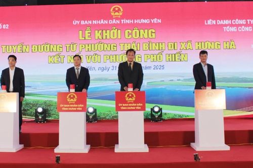 Hưng Yên khởi công tuyến đường 5.000 tỷ đồng nối phường Thái Bình với Phố Hiến