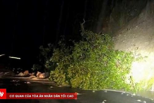 Mưa lớn khiến đèo Tô Na ở Gia Lai bị sạt lở