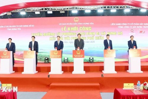 Hưng Yên khởi công tuyến đường kết nối phường Thái Bình và Phố Hiến