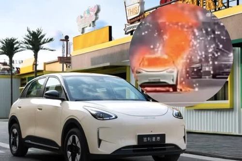 Xe ô tô điện Geely phát nổ dữ dội