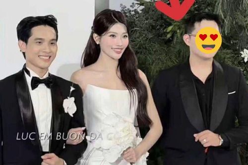 Á hậu Quỳnh Châu lần đầu lên tiếng về chuyện người lạ 'trà trộn' vào đám cưới