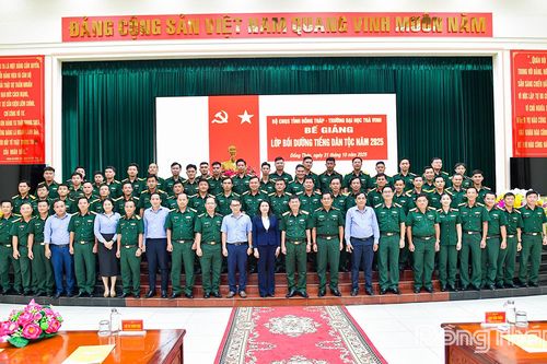Đồng Tháp: 50 cán bộ hoàn thành chương trình bồi dưỡng tiếng dân tộc