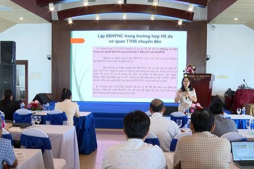 170 công chức, viên chức được tập huấn nghiệp vụ xây dựng và thi hành pháp luật