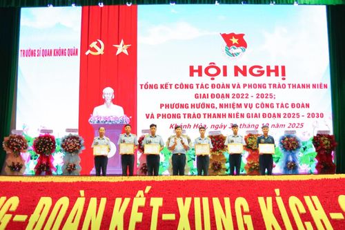 Trường Sĩ quan Không quân tổng kết công tác đoàn, phong trào thanh niên