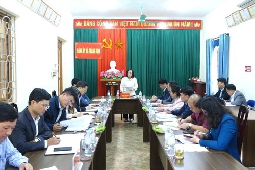 Thường trực HĐND tỉnh khảo sát tại các xã trên địa bàn huyện Tràng Định cũ