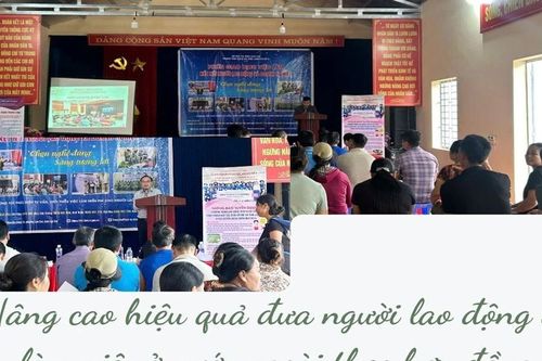 Nâng cao hiệu quả đưa người lao động đi làm việc ở nước ngoài theo hợp đồng