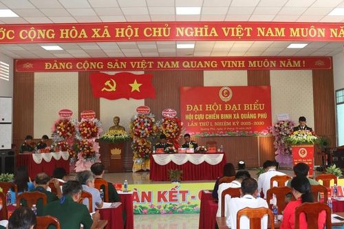 Cựu chiến binh Quảng Phú phát huy truyền thống 'Bộ đội Cụ Hồ', xây dựng hội vững mạnh toàn diện