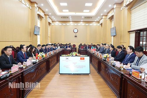 Tỉnh Ninh Bình và Thành phố Asan (Hàn Quốc) ký kết thỏa thuận hợp tác giai đoạn mới