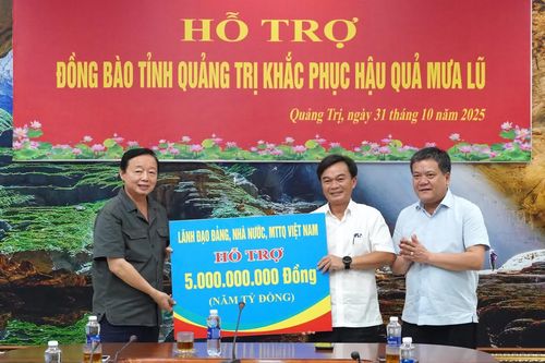 Phó Thủ tướng Chính phủ Trần Hồng Hà thăm, hỗ trợ tỉnh Quảng Trị khắc phục hậu quả thiên tai