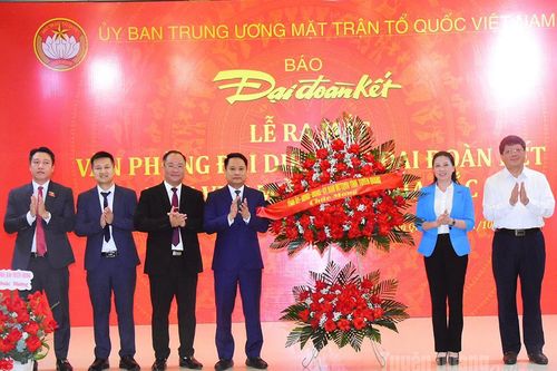Báo Đại đoàn kết ra mắt Văn phòng đại diện khu vực miền núi phía Bắc tại Tuyên Quang