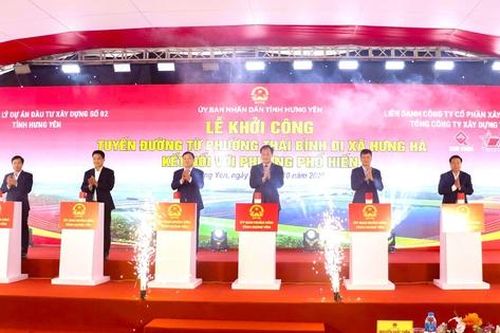 Hưng Yên: Khởi công tuyến đường gần 5.000 tỷ đồng, tạo hành lang kinh tế mới
