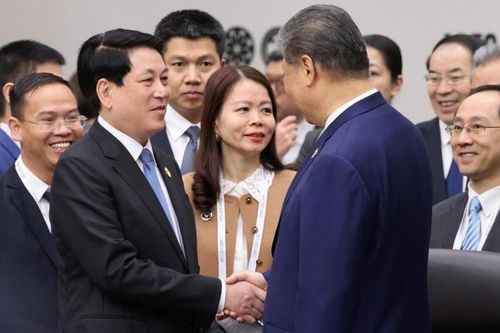 Chủ tịch nước gặp Tổng Bí thư, Chủ tịch Trung Quốc Tập Cận Bình, tân Thủ tướng Nhật Bản