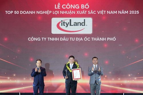 CityLand Group vào top 50 doanh nghiệp lợi nhuận xuất sắc Việt Nam