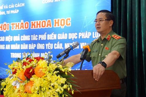 Đổi mới, nâng cao hiệu quả công tác phổ biến, giáo dục pháp luật trong CAND