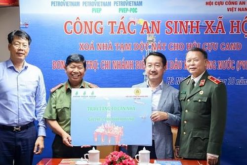 Hội Cựu CAND và PVEP-POC chung tay xây dựng 40 mái ấm nhân ái