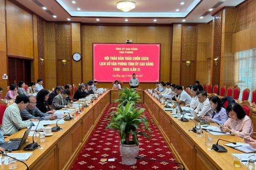 Hội thảo lần thứ hai cuốn sách Lịch sử Văn phòng Tỉnh ủy Cao Bằng (1930 - 2025)