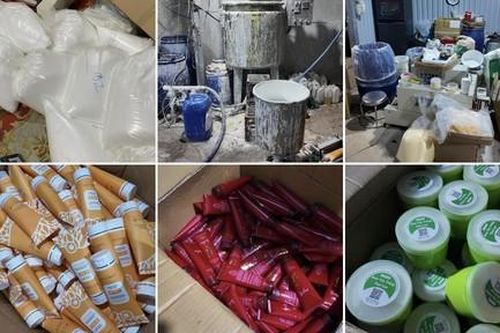 Công an TPHCM đột kích 'xưởng' sản xuất nhiều loại mỹ phẩm giả các thương hiệu nổi tiếng quy mô lớn