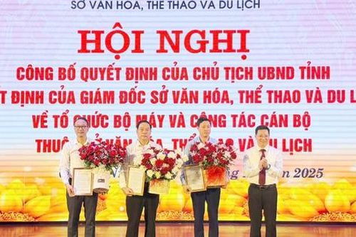 Địa phương đầu tiên trên cả nước thực hiện sắp xếp các đơn vị sự nghiệp ngành văn hóa, thông tin và du lịch