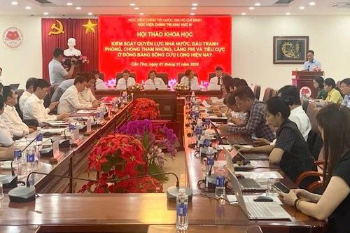 Hoàn thiện cơ chế kiểm soát quyền lực trong phòng, chống tham nhũng, tiêu cực