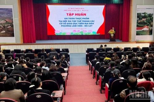 Lâm Đồng: Nâng cao kiến thức về an toàn thực phẩm tại các trường học bán trú