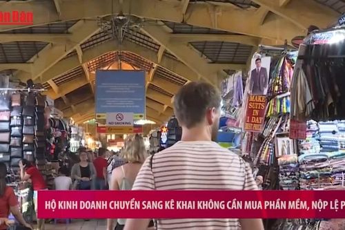 Hộ kinh doanh chuyển sang kê khai không cần mua phần mềm, nộp lệ phí
