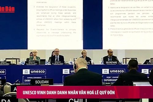UNESCO vinh danh Danh nhân văn hóa Lê Quý Đôn
