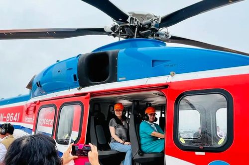 Nhanh chóng mở lại tour trực thăng ngắm cảnh TPHCM