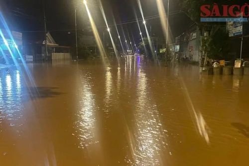 Lâm Đồng: Quốc lộ 20 lại ngập sâu, chia cắt sau cơn mưa lớn
