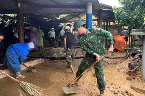 Xã biên giới Hùng Sơn nỗ lực khắc phục thiệt hại vì mưa lũ