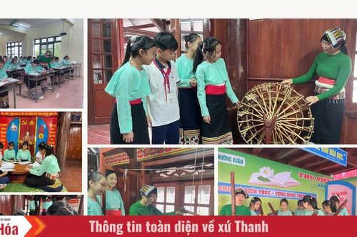 Sắc màu văn hóa dân tộc nơi mái trường Phổ thông dân tộc nội trú THCS Thường Xuân