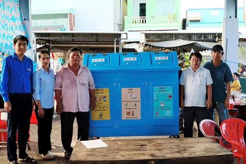 Ra mắt mô hình 'Ngôi nhà xanh - Phân loại rác tại nguồn' tại xã An Cư