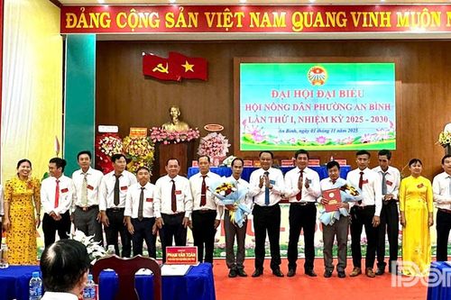 Đại hội đại biểu Hội Nông dân phường An Bình và phường Hồng Ngự nhiệm kỳ 2025 - 2030
