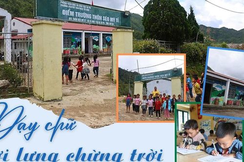 Dạy chữ nơi lưng chừng trời